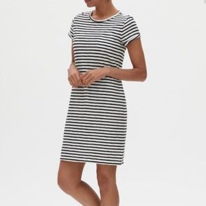NWT Gap Black and White Stripe Pocket Tee Dress